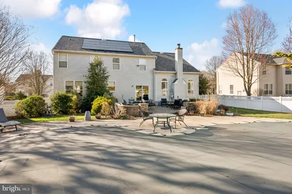 a view of a house with a patio