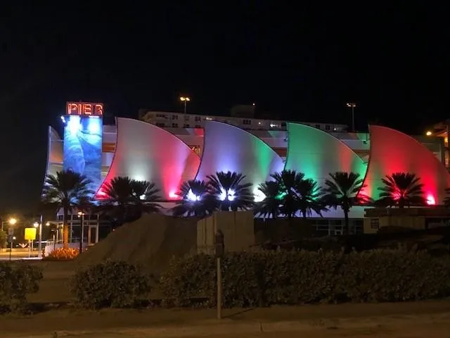 a view of a swimming pool