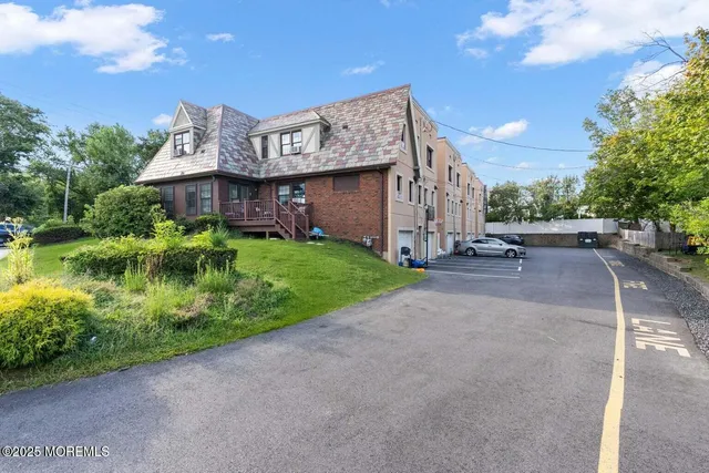 a view of a house with a staircase