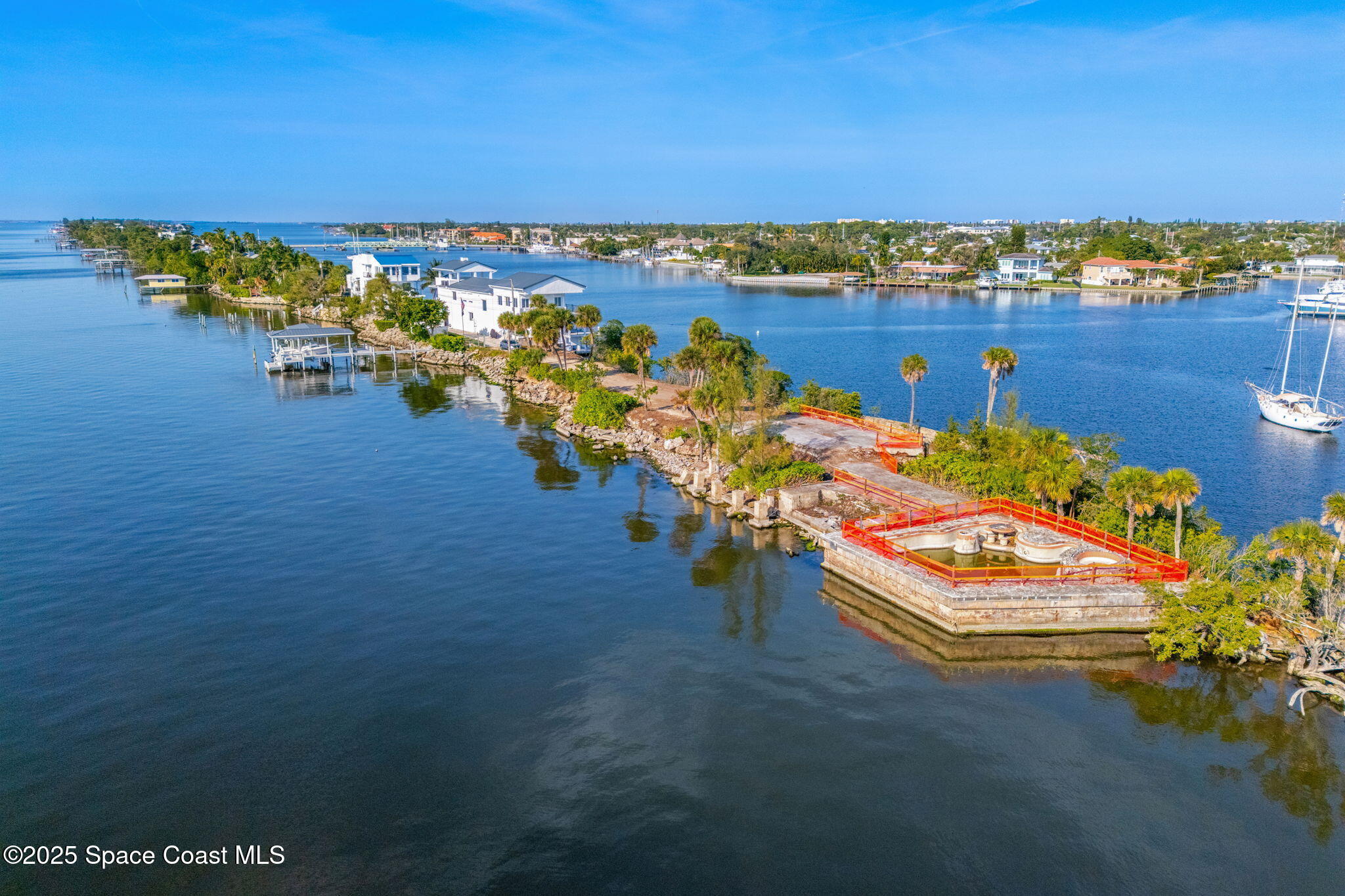 11680 Dragon Point Drive Merritt Island, FL 32952 - Photo 51 of 103 an aerial view of a ocean view