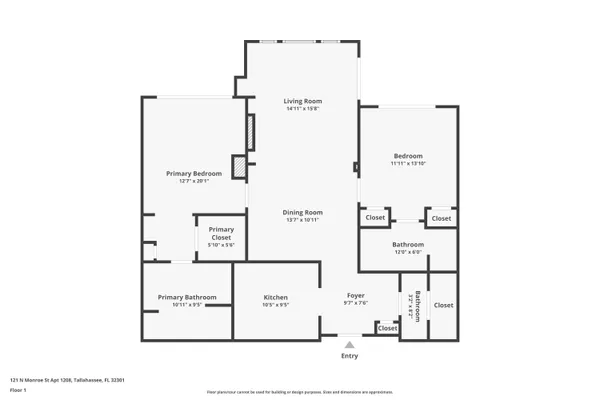 $474,900 | 121 North Monroe Street, Unit 1107, Tallahassee, FL 32301