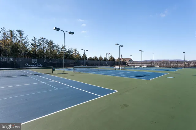 a view of a lake with houses