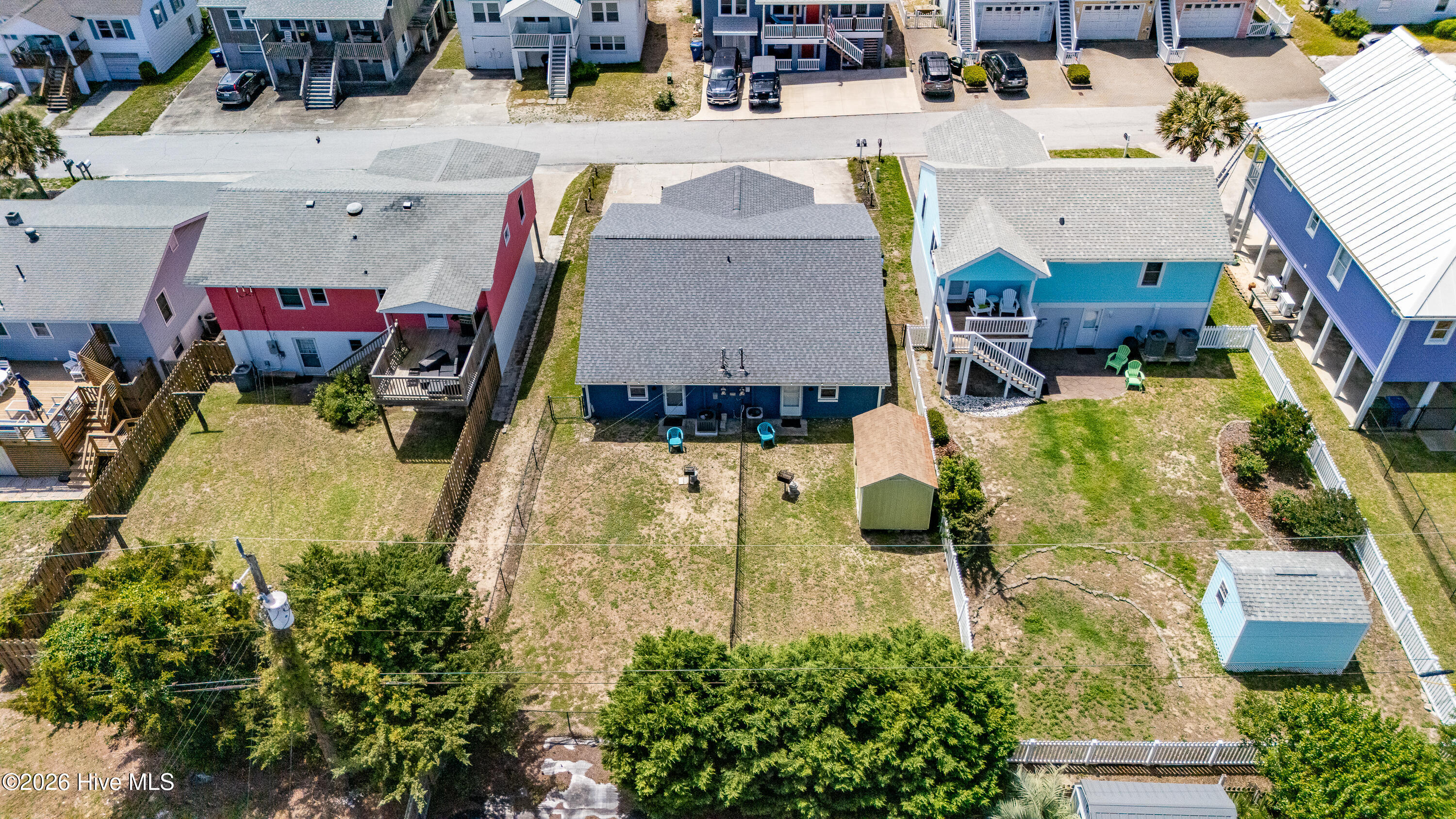 207 East Terminal Boulevard Atlantic Beach, NC 28512 - Photo 36 of 69 Backyard Aerial View