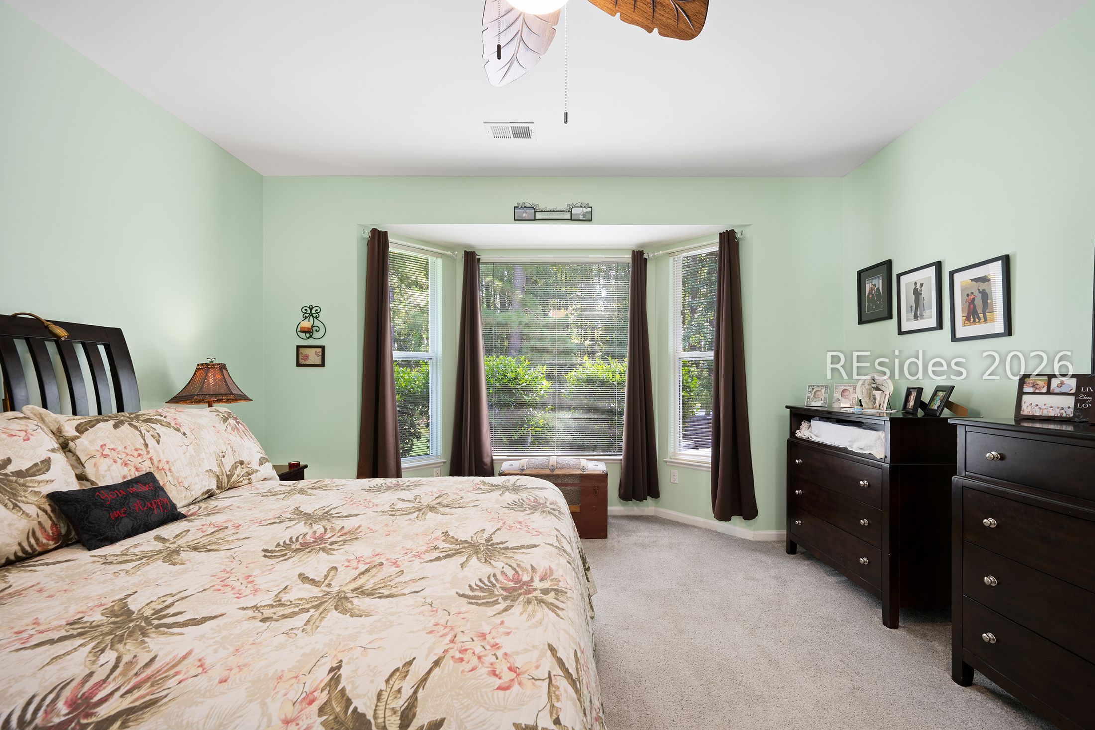134 Commodore Dupont Street Bluffton, SC 29909 - Photo 30 of 40 Primary Suite with wooded privacy