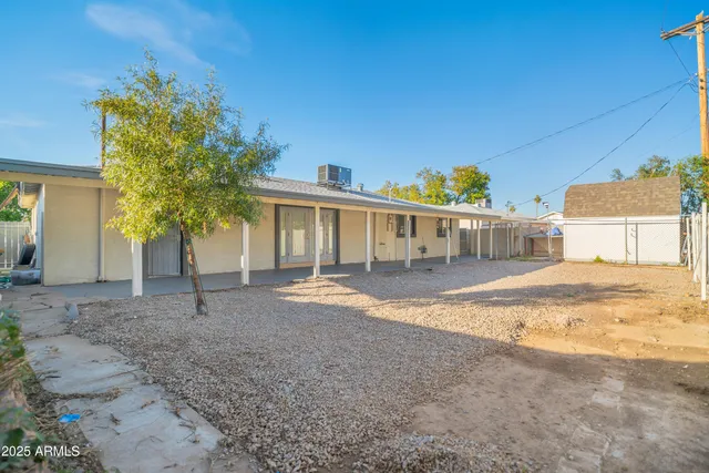 a view of a house with a outdoor space