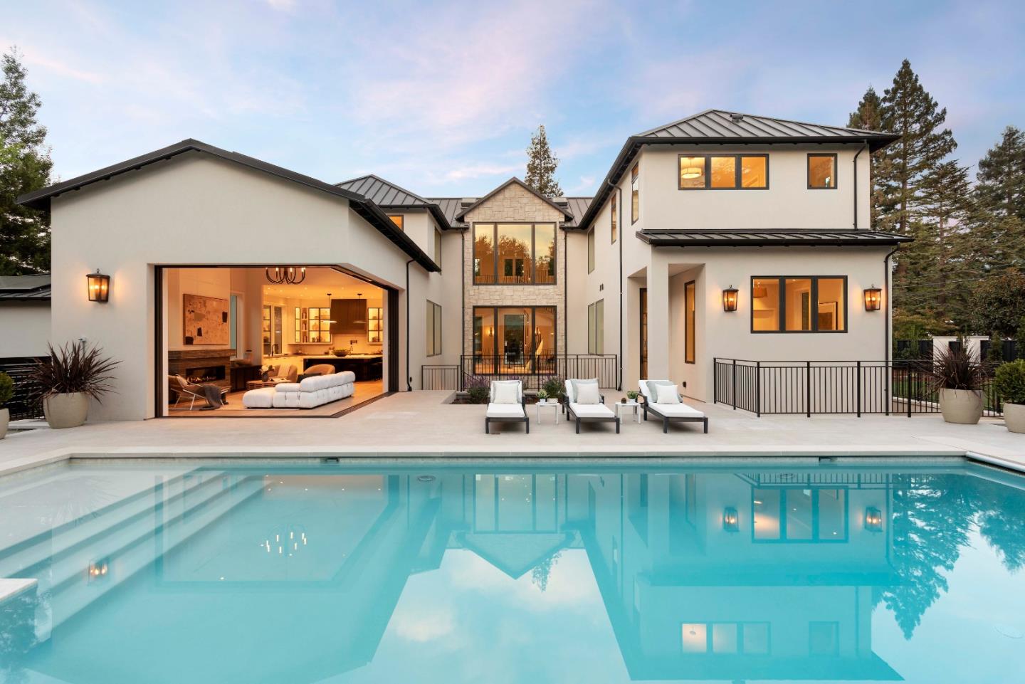 60 Shearer Drive Atherton, CA 94027 - Photo 1 of 39 a view of pool with outdoor seating