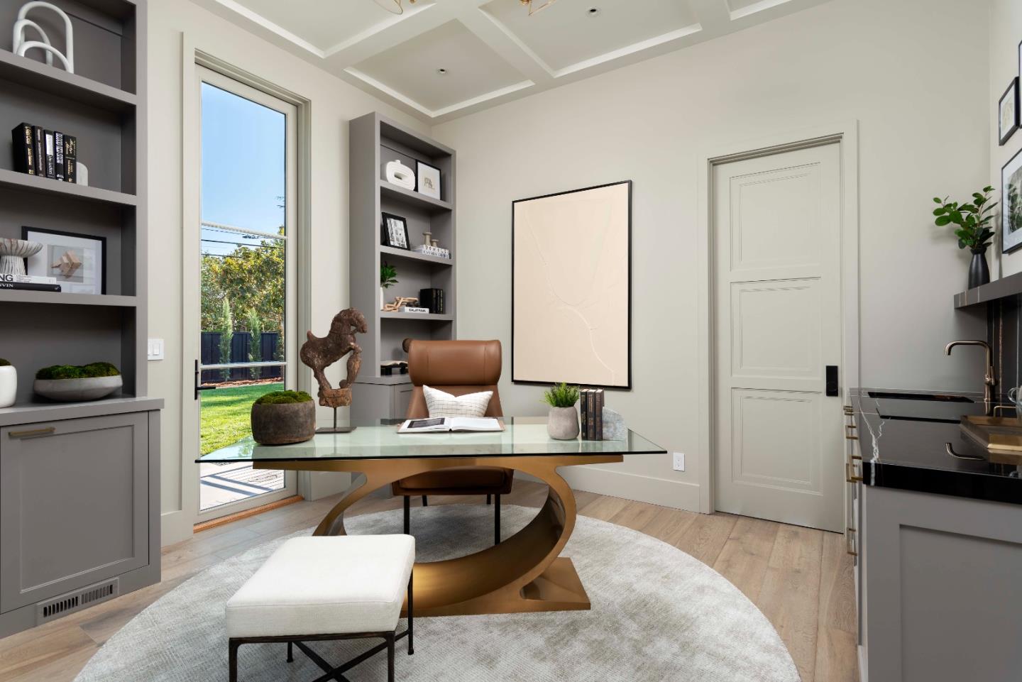 60 Shearer Drive Atherton, CA 94027 - Photo 7 of 39 a workspace with furniture and window