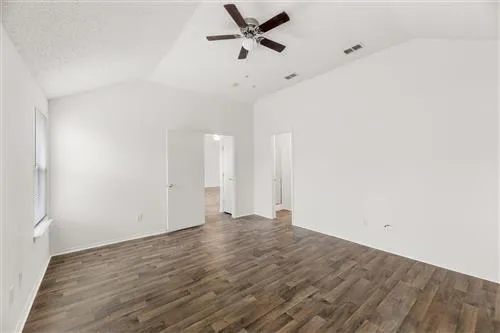 wooden floor in an empty room