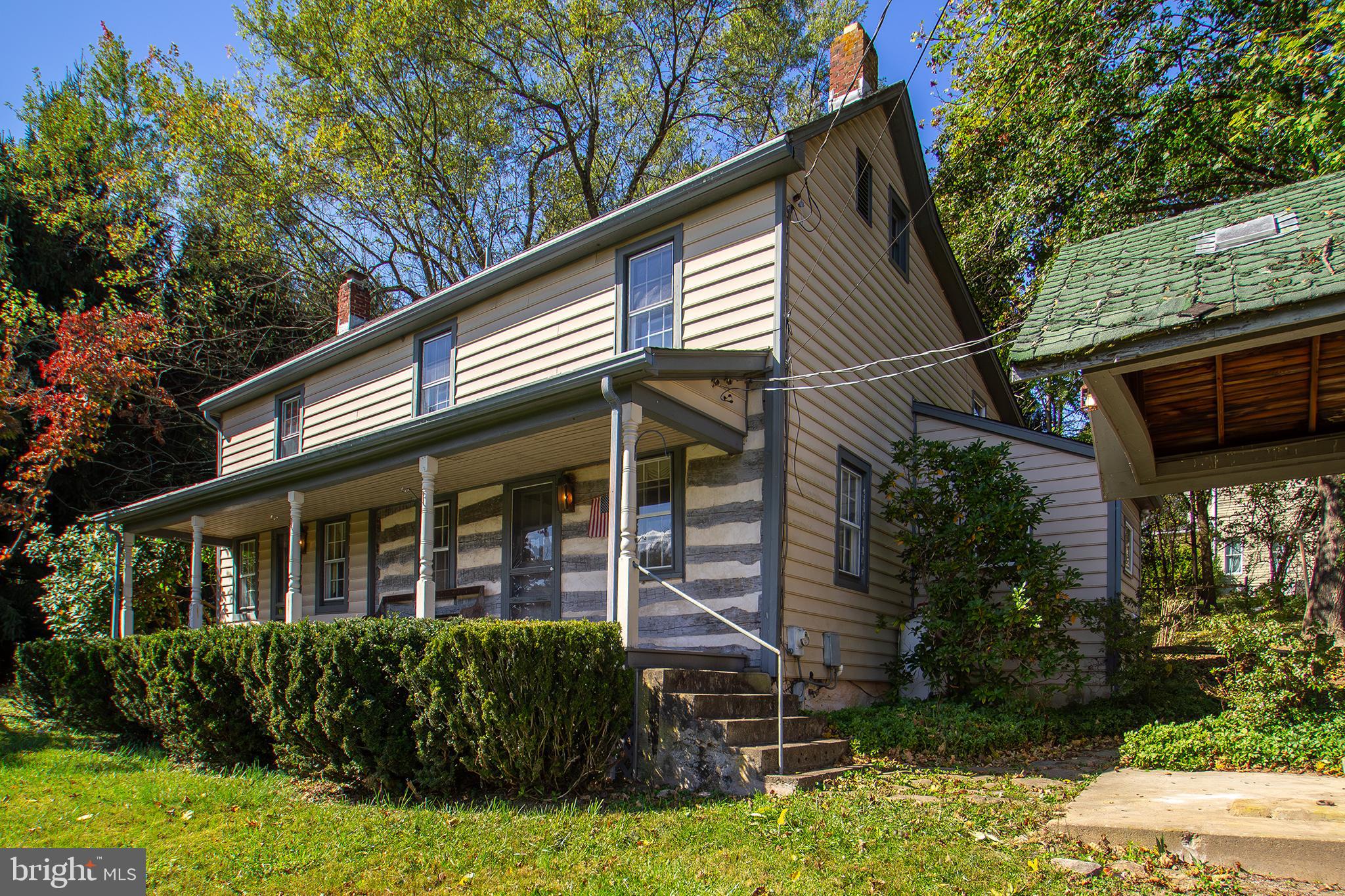 18663 Middletown Road Parkton, MD 21120 - Photo 2 of 72 1920's Log Farm House