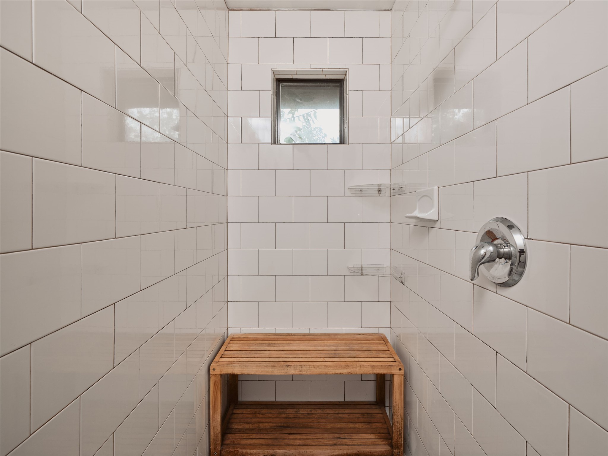 2002 East 13th Street, Unit A Austin, TX 78702 - Photo 28 of 37 Bathroom with tiled shower and a relaxing sauna