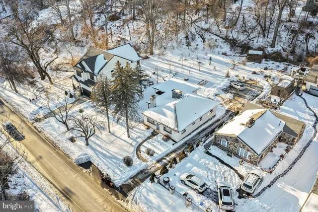 a aerial view of multiple house