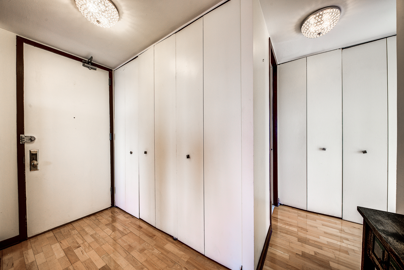 655 West Irving Park Road, Unit 3817 Chicago, IL 60613 - Photo 18 of 28 a view of hallway with wooden floor