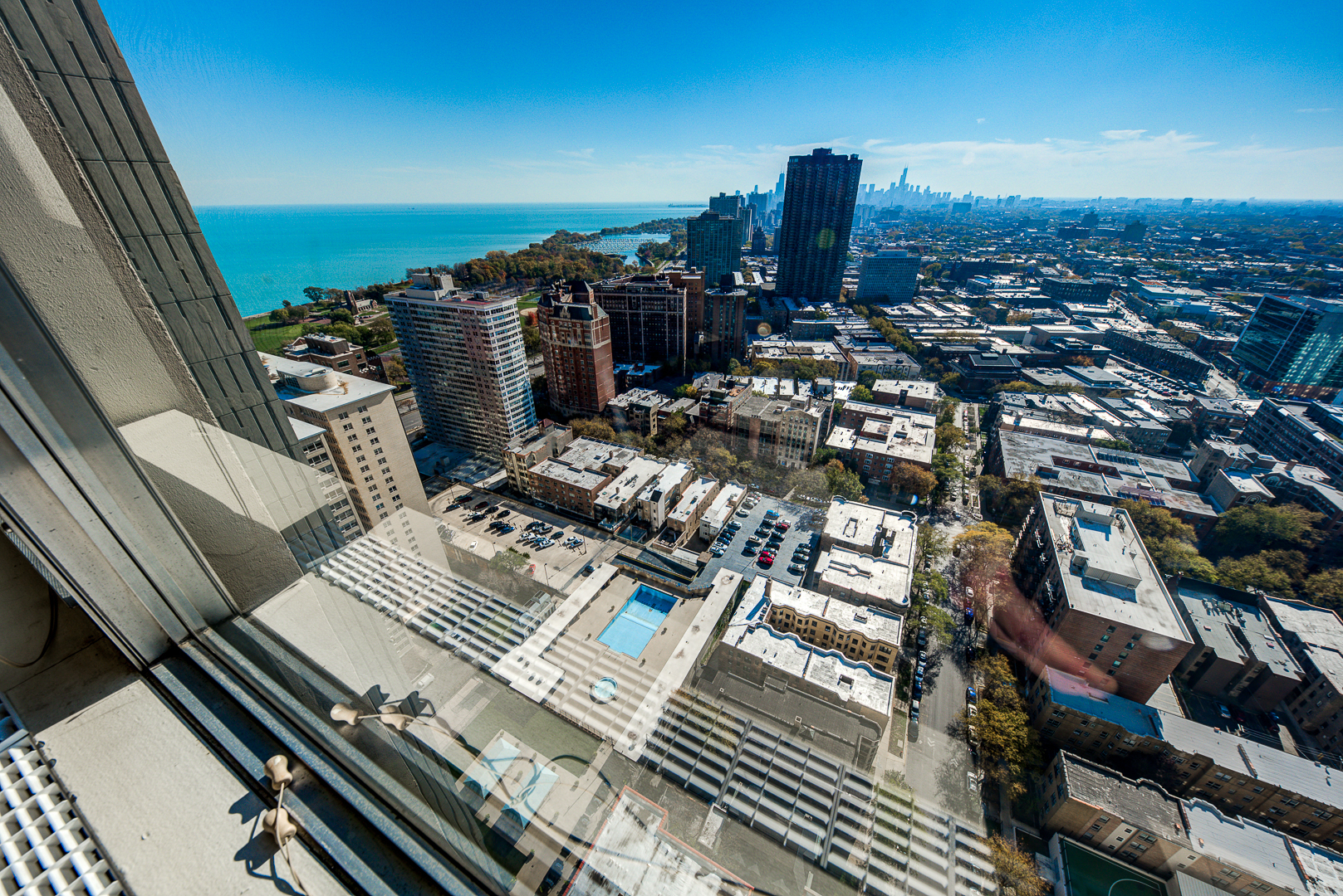 655 West Irving Park Road, Unit 3817 Chicago, IL 60613 - Photo 28 of 28 a view of a balcony with city view
