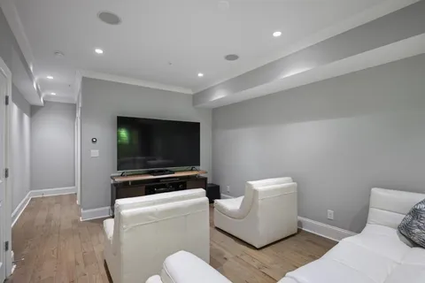 a view of a couch in the roof deck