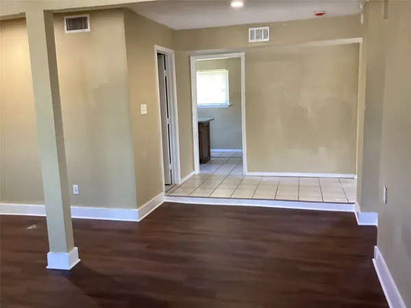 a view of wooden floor