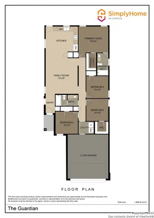 $1,760 | 2911 Aspen Meadow, San Antonio, TX 78238