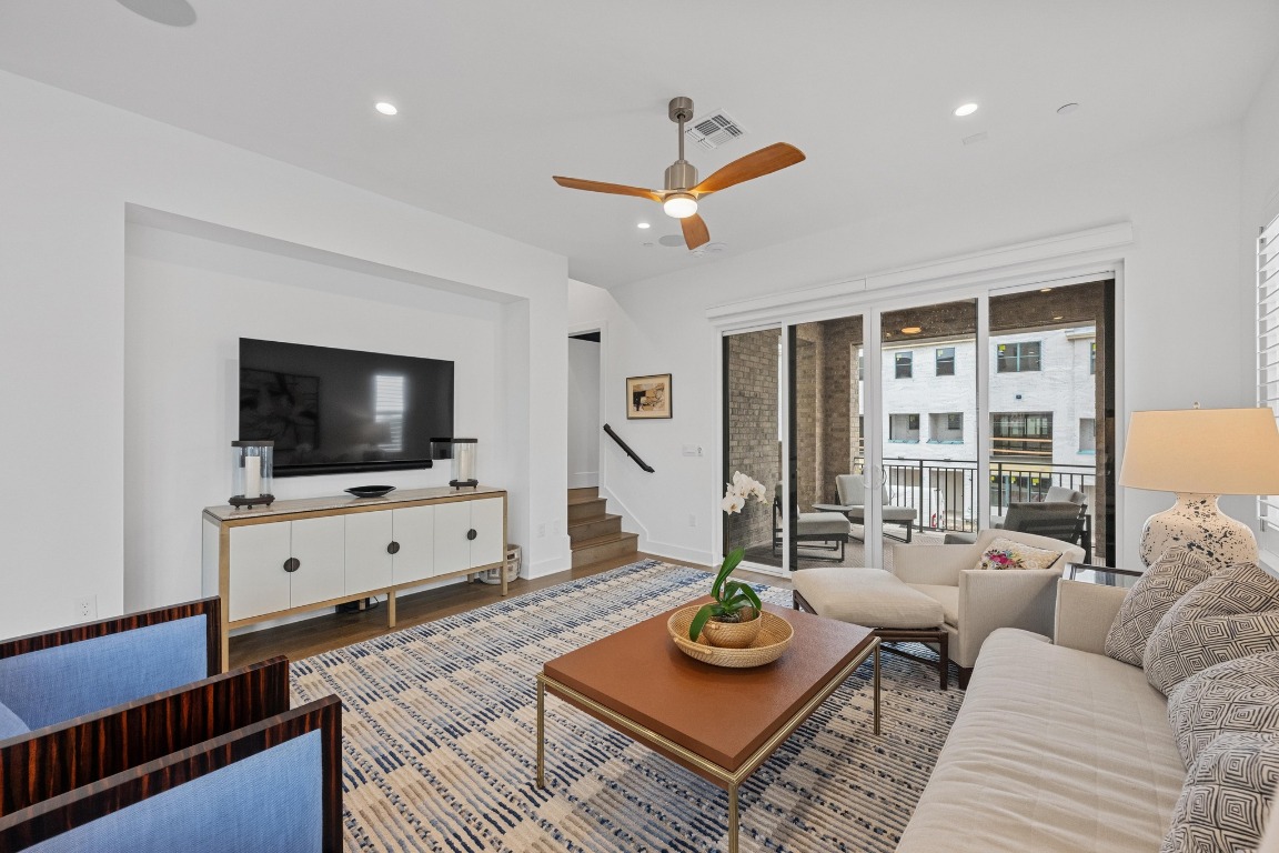 4316 Authentic Drive Austin, TX 78731 - Photo 1 of 1 a living room with furniture and a flat screen tv