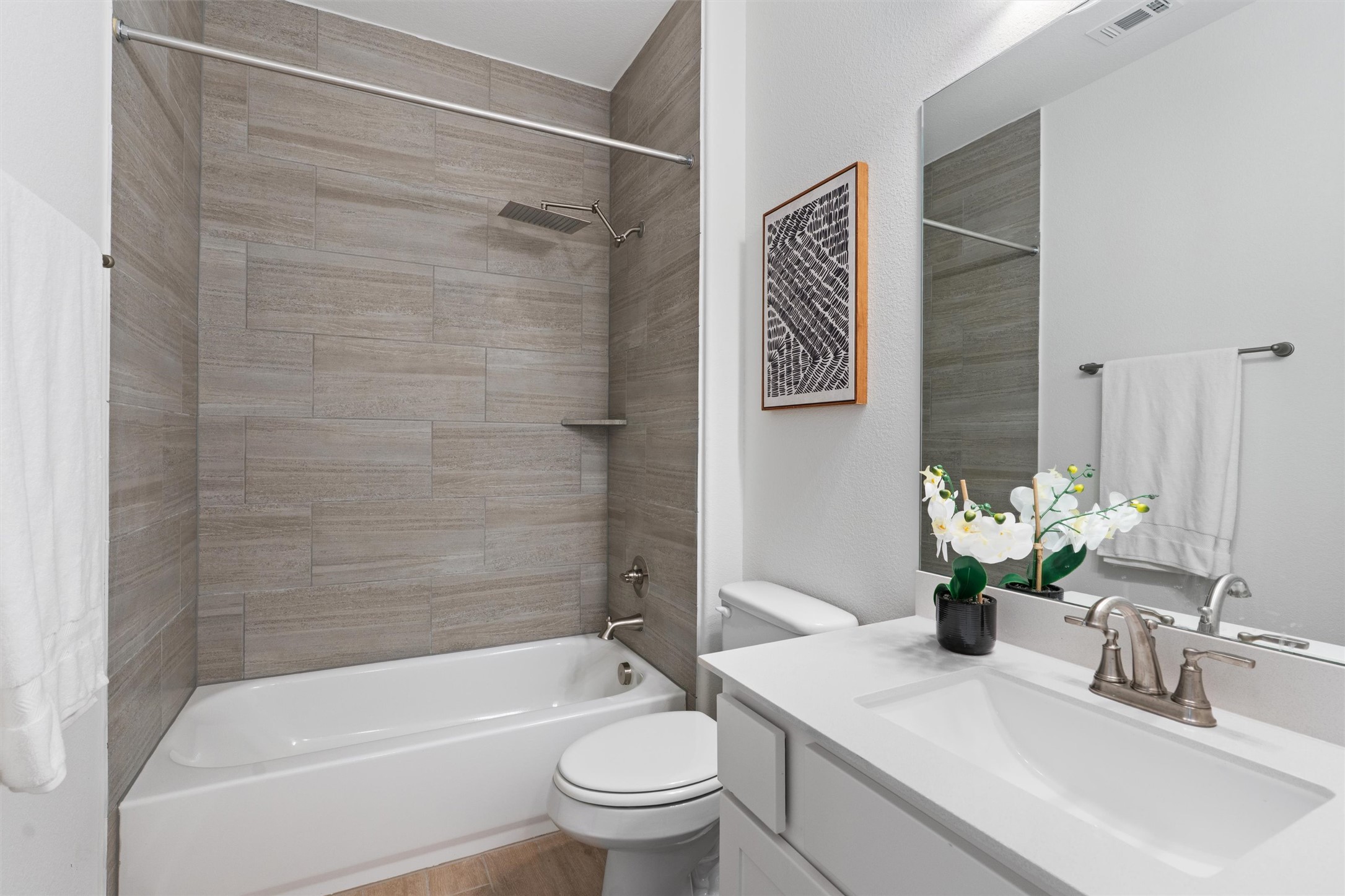 109 Wake Lane Georgetown, TX 78633 - Photo 25 of 34 a bathroom with a sink toilet and shower