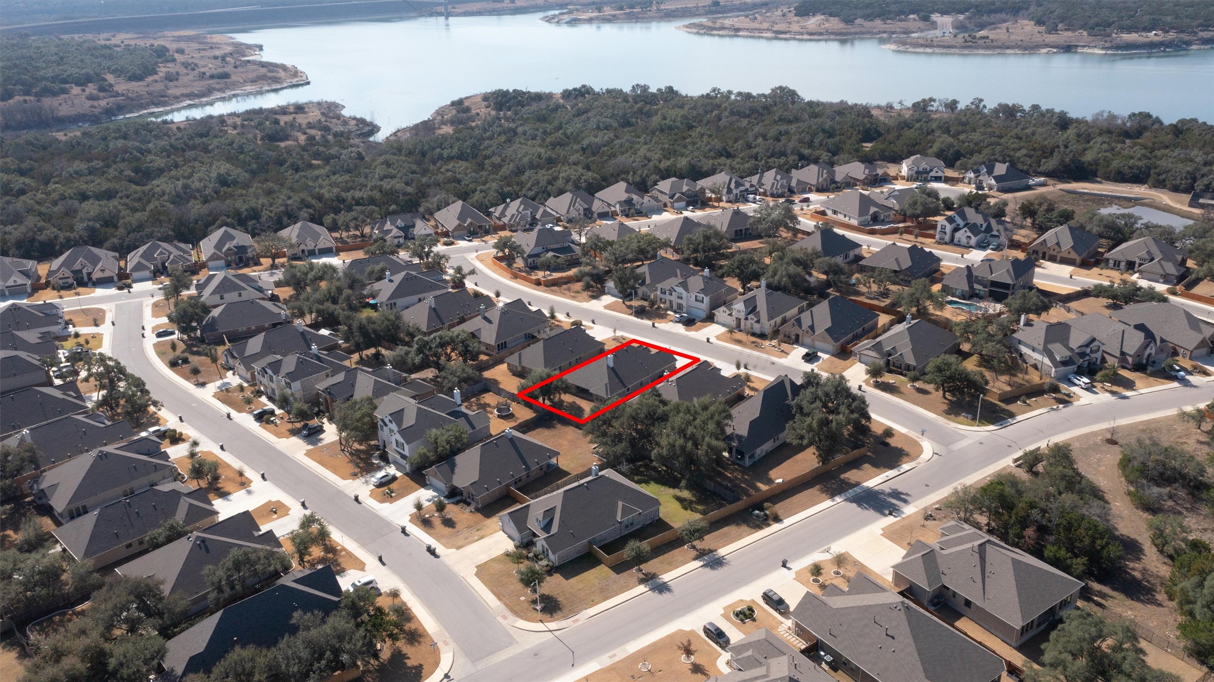 109 Wake Lane Georgetown, TX 78633 - Photo 32 of 34 a view of city and mountain