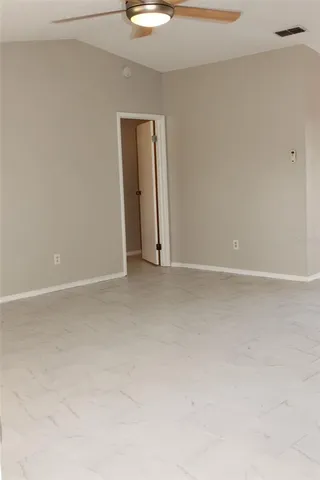 a view of an empty room