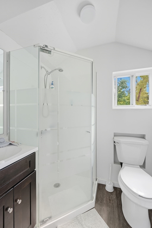 145 Amostown Road West Springfield, MA 01089 - Photo 18 of 26 a bathroom with a sink a toilet and shower