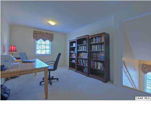 913 Raymond Road Charlottesville, VA 22902 - Photo 19 of 31 a living room with furniture and a book shelf