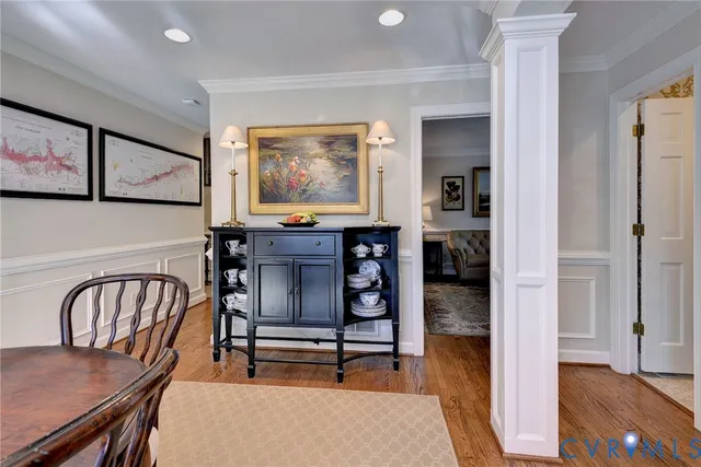 a spacious bedroom with a bed and a couch