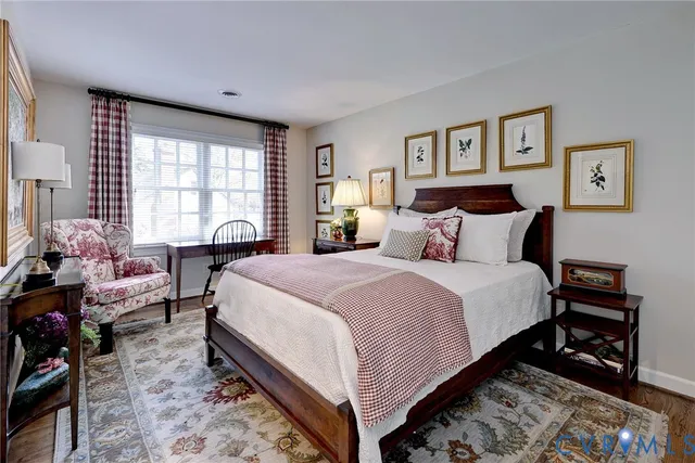 an outdoor space with furniture