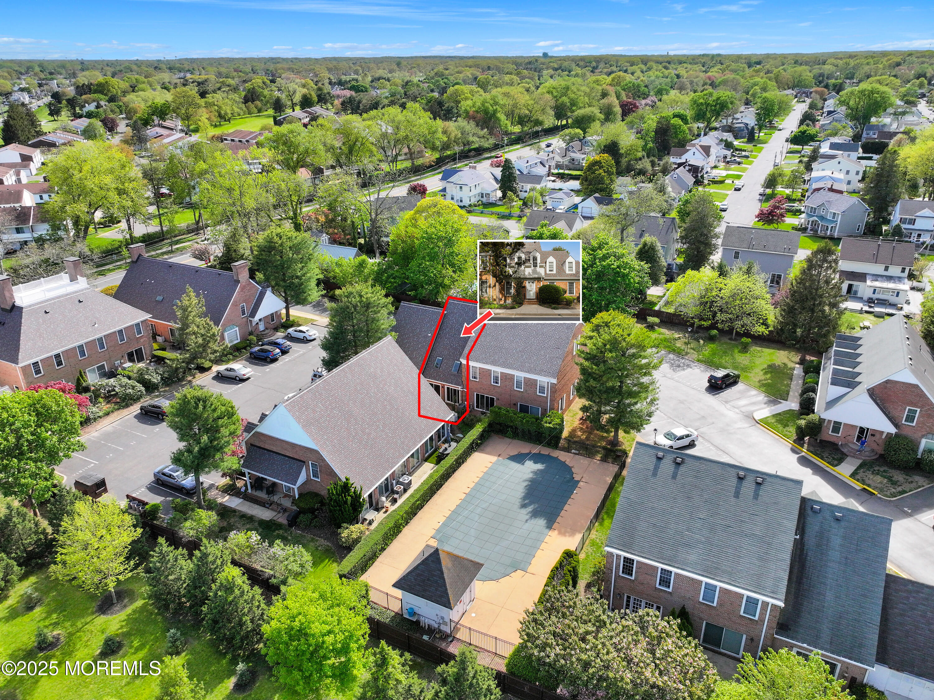 12 Wyckham Road Spring Lake Heights, NJ 07762 - Photo 33 of 39 an aerial view of a house with a yard