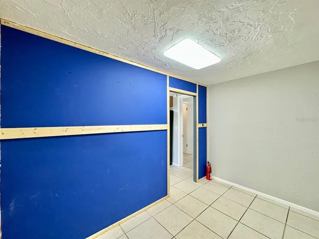 a view of kitchen with microwave