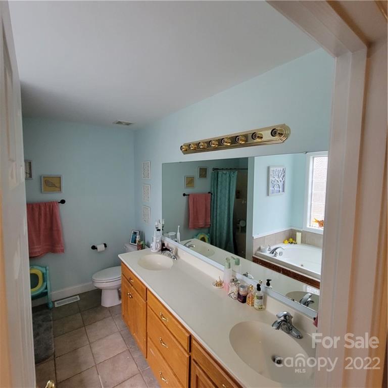 1744 Furnace Road Lincolnton, NC 28092 - Photo 6 of 15 a spacious bathroom with a sink and a large mirror