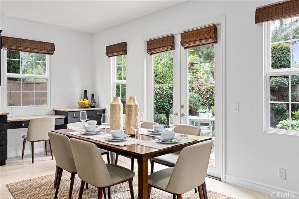 25 Longvale Irvine, CA 92602 - Photo 18 of 58 a view of a dining room with furniture and window