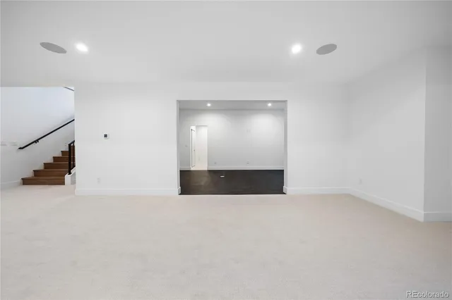 a view of an empty room