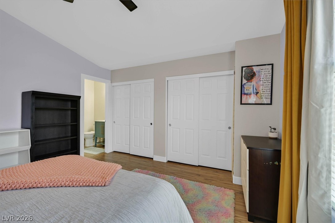 1259 Moon Vision Street Henderson, NV 89052 - Photo 31 of 53 Comfortable bedroom with ample storage and a discreetly connected full bath.