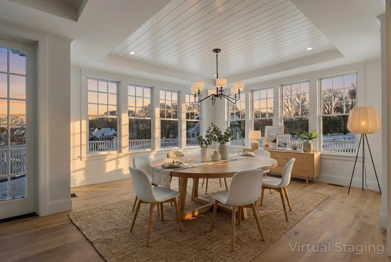 2 Rockhill Road Sandwich, MA 02563 - Photo 11 of 69 a view of a dining room with furniture window and outside view