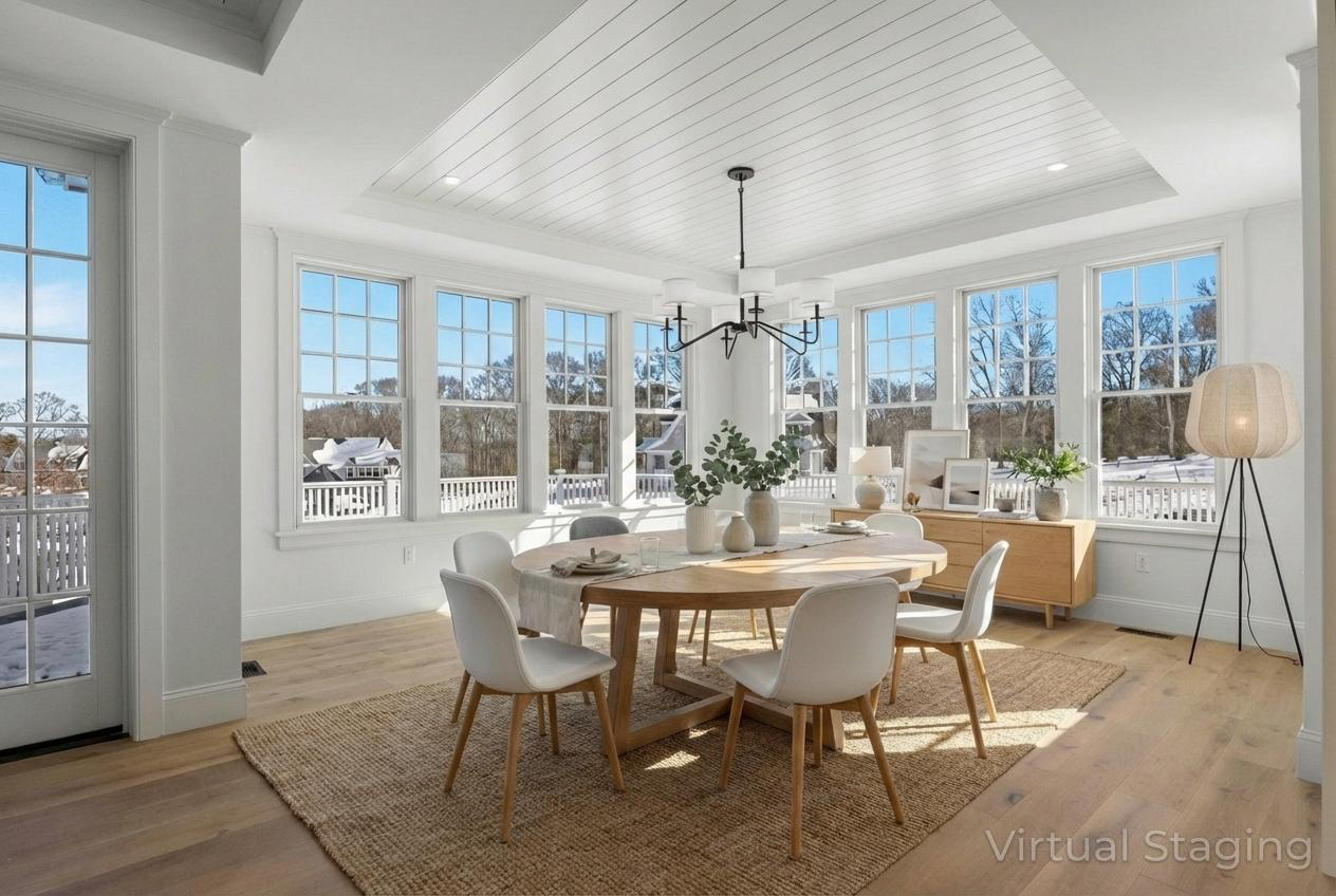 2 Rockhill Road Sandwich, MA 02563 - Photo 10 of 69 a view of a dining room with furniture window and outside view