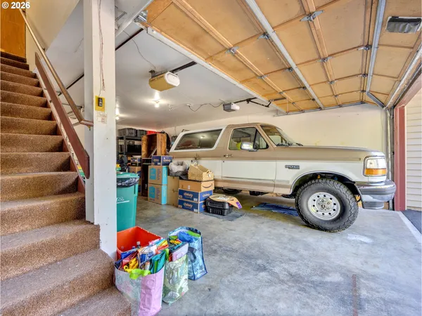a view of car garage