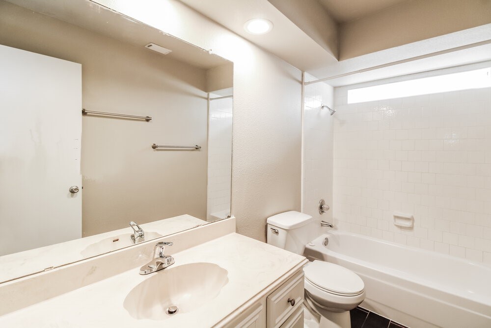 3635 Lost Oak Drive Spring, TX 77388 - Photo 14 of 16 a bathroom with a sink toilet and shower