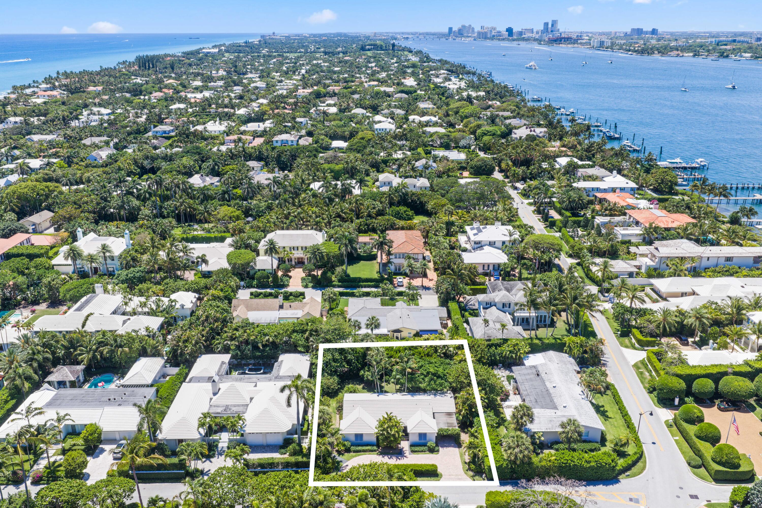 246 Merrain Road Palm Beach, FL 33480 - Photo 30 of 31 an aerial view of residential houses with outdoor space