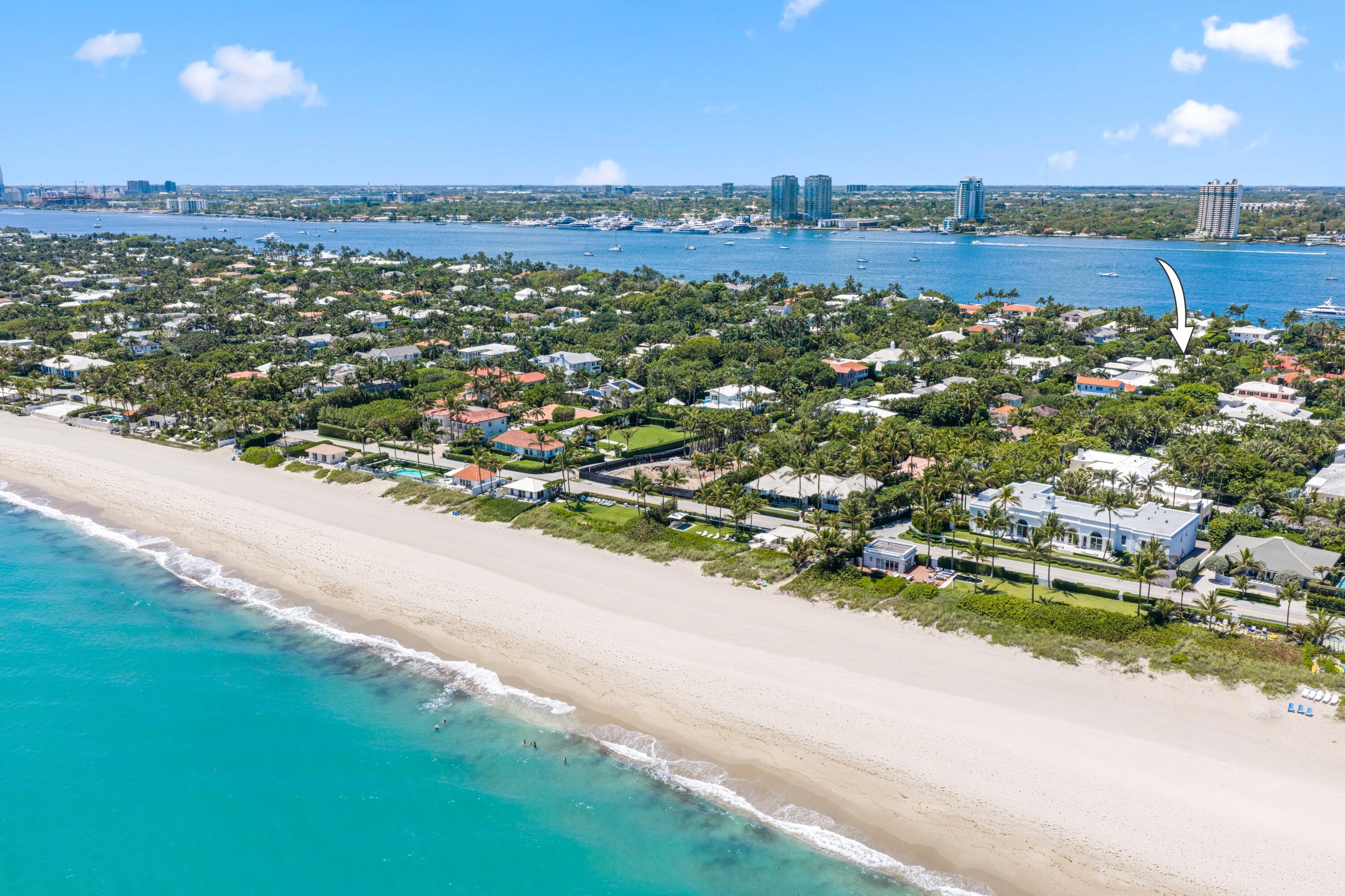 246 Merrain Road Palm Beach, FL 33480 - Photo 31 of 31 an aerial view of a city with lots of residential buildings