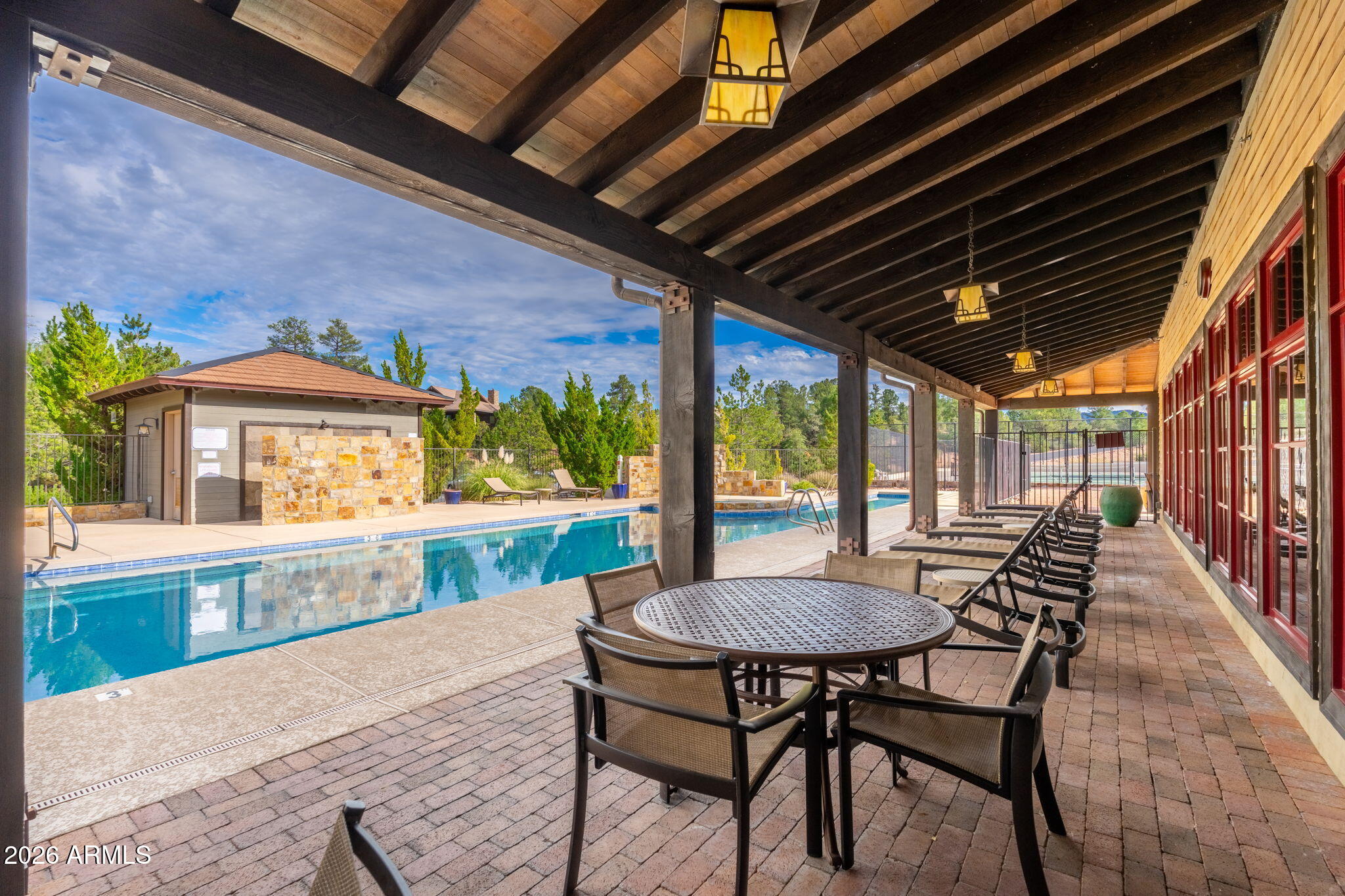 3000 East Thunder Point Payson, AZ 85541 - Photo 102 of 105 a view of two chairs and table in the balcony