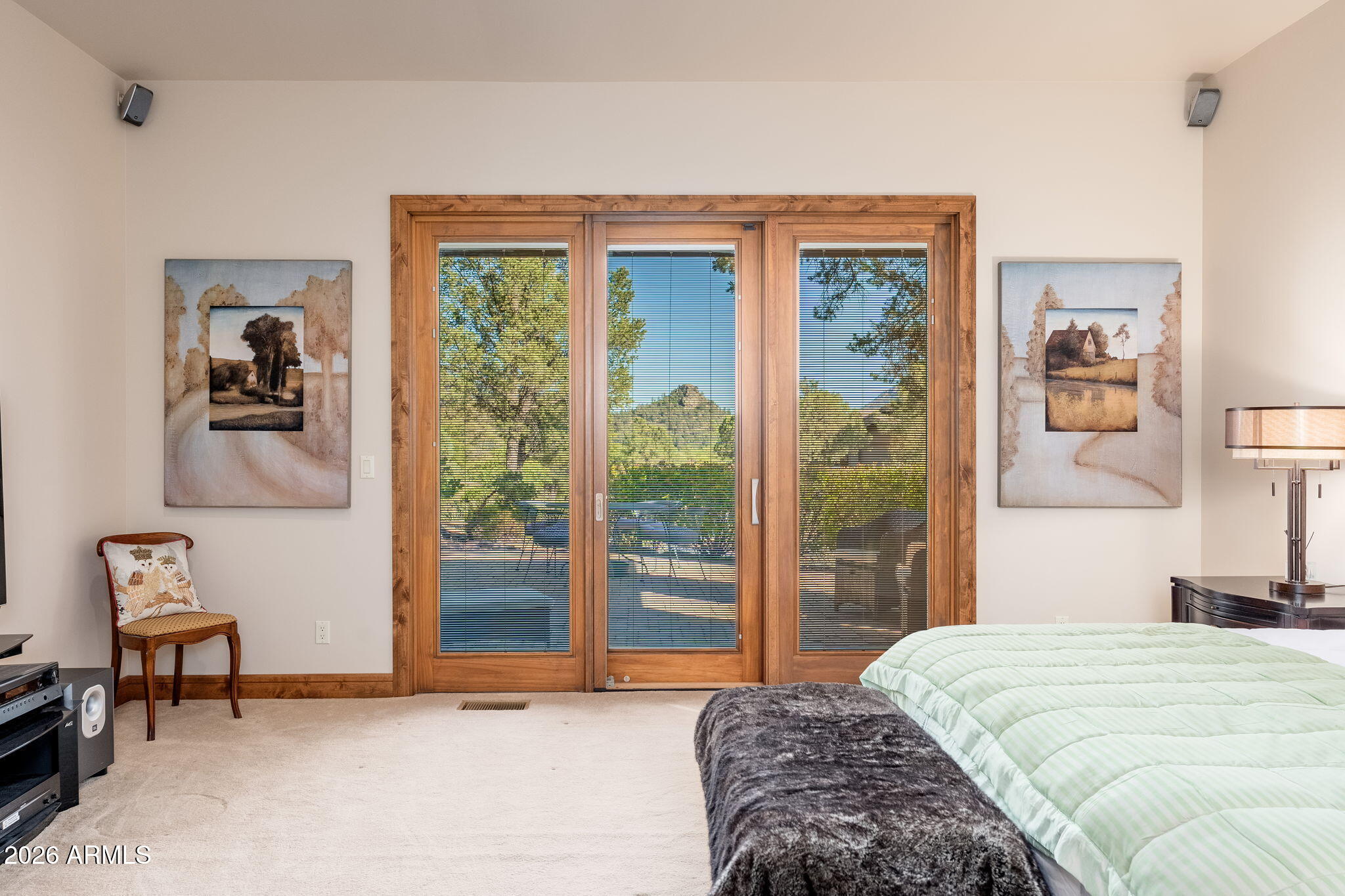 3000 East Thunder Point Payson, AZ 85541 - Photo 21 of 105 a bedroom with a large bed and a window