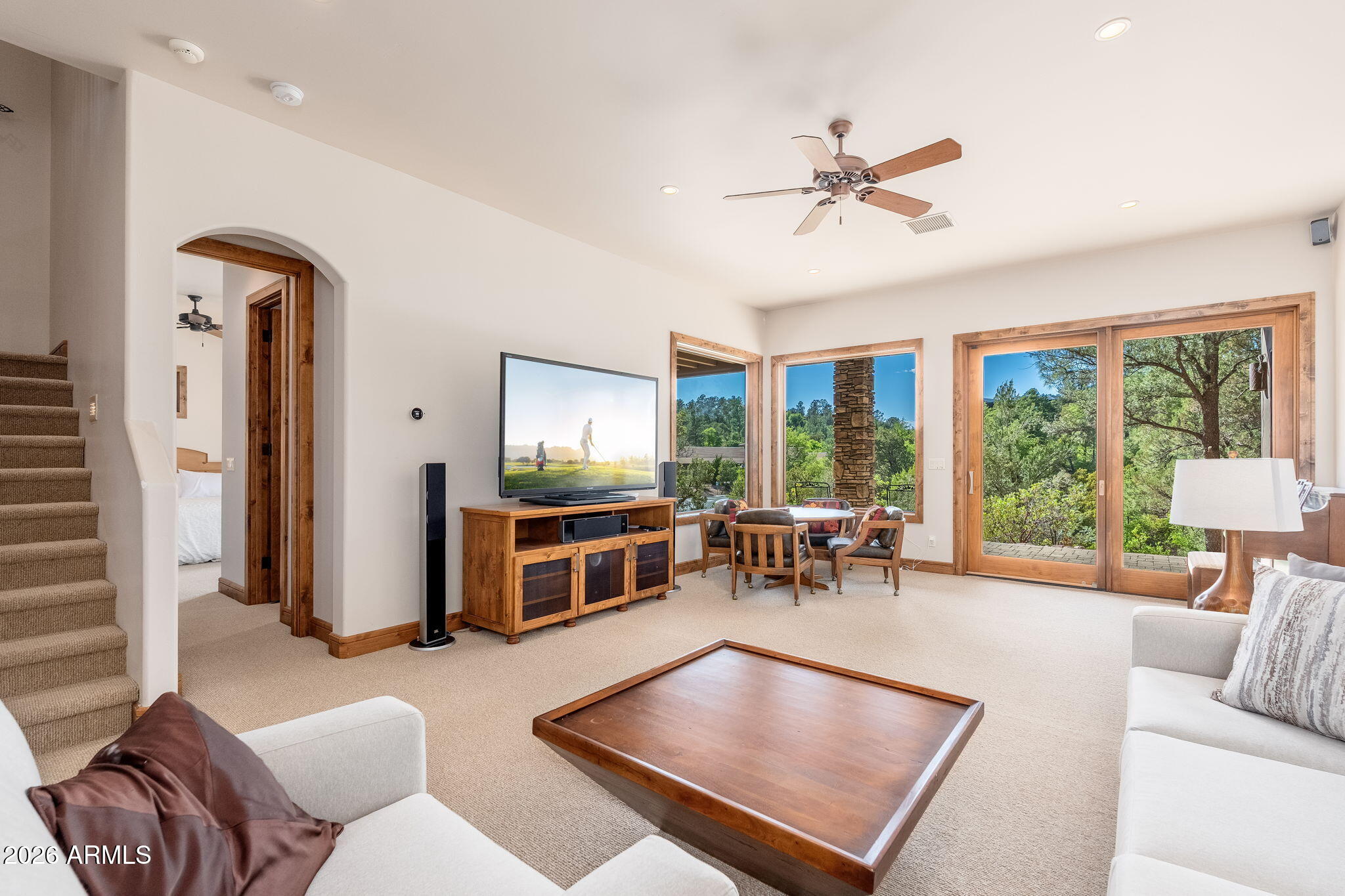 3000 East Thunder Point Payson, AZ 85541 - Photo 32 of 105 a living room with furniture and a large window