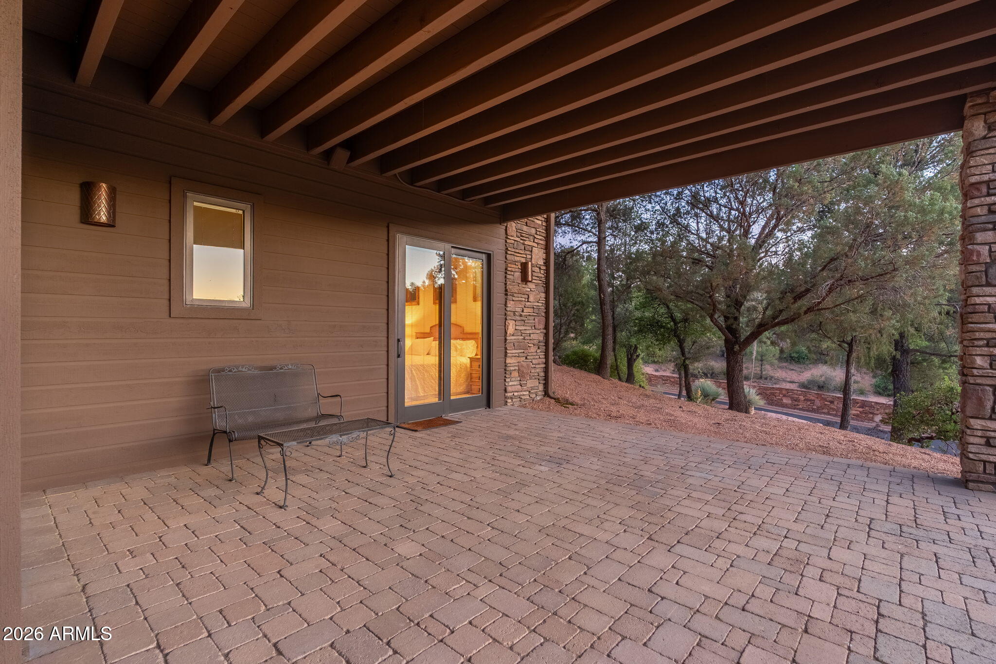 3000 East Thunder Point Payson, AZ 85541 - Photo 63 of 105 a view of a porch with furniture and a yard