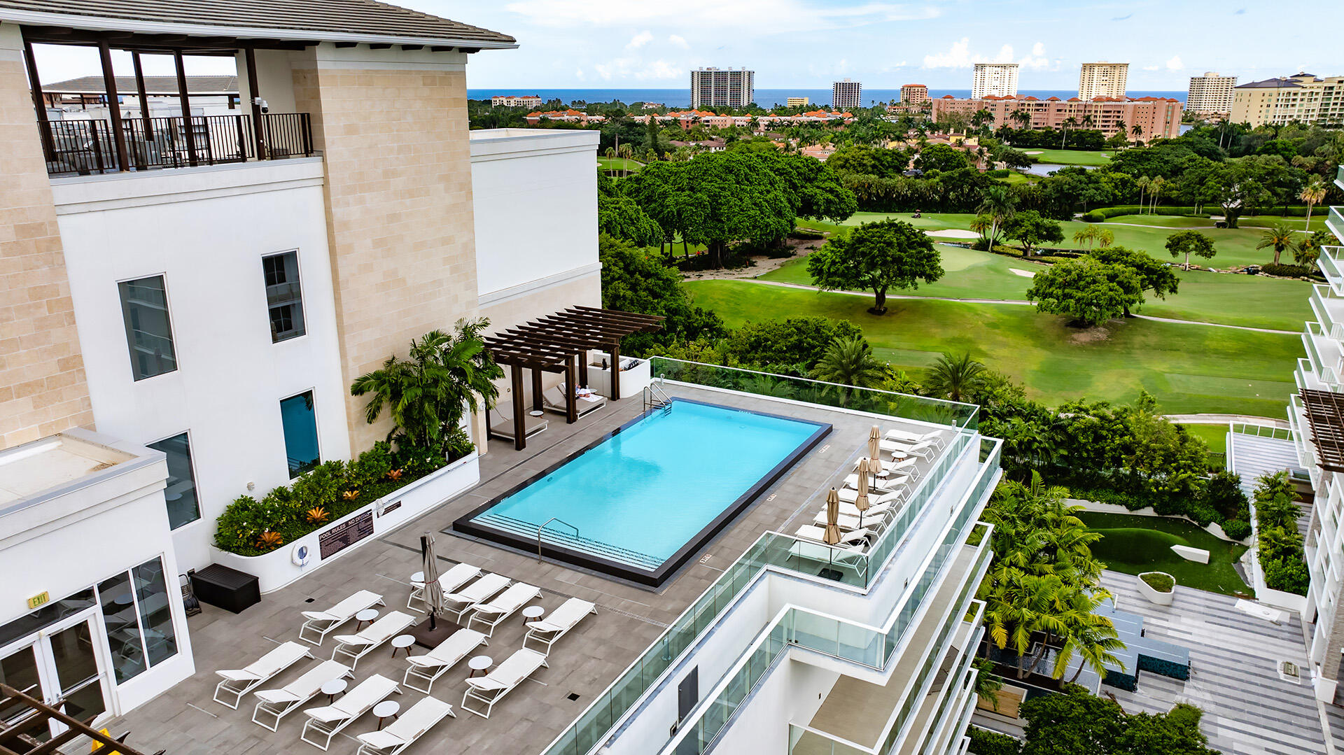 200 Southeast Mizner Boulevard, Unit 410 Boca Raton, FL 33432 - Photo 29 of 44 ROOFTOP POOL VIEW