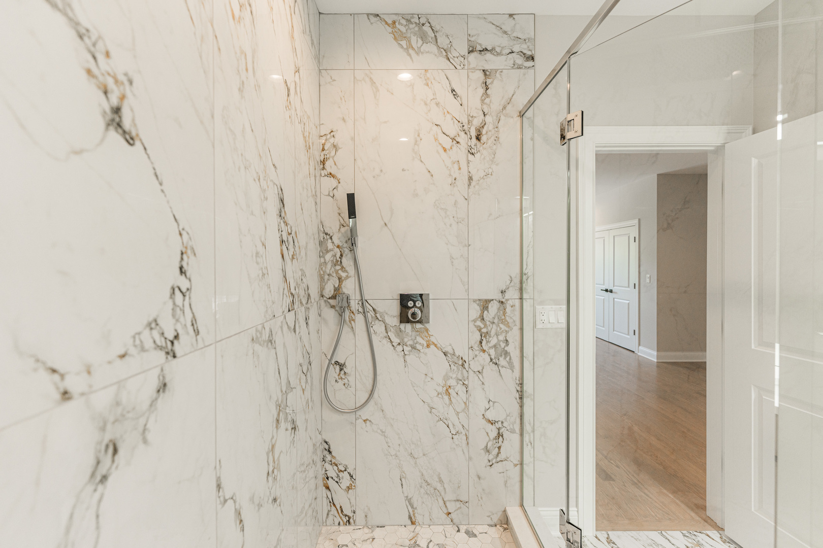 8121 W Forest Chicago, IL 60634 - Photo 22 of 44 a bathroom with a shower