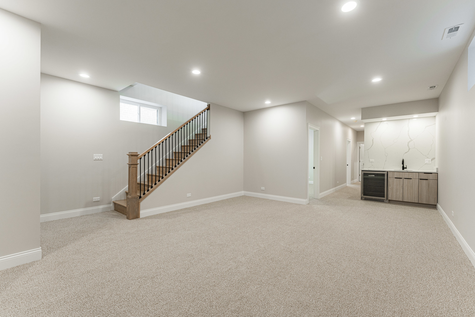 8121 W Forest Chicago, IL 60634 - Photo 29 of 44 a view of an empty room with wooden cabinets