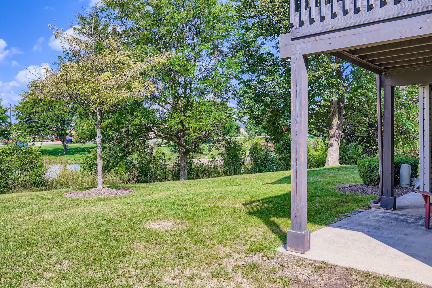 7526 Bristol Lane, Unit 2 Hanover Park, IL 60133 - Photo 21 of 21 a view of a backyard with a small cabin