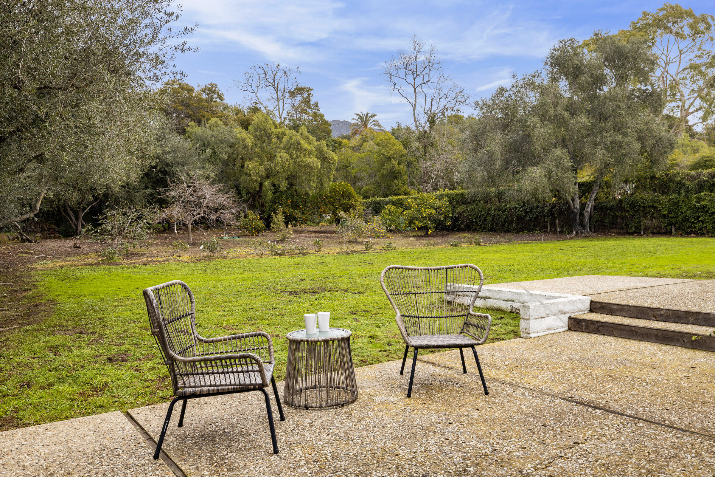 472 Santa Rosa Lane Montecito, CA 93108 - Photo 9 of 28 View from Livingroom Patio