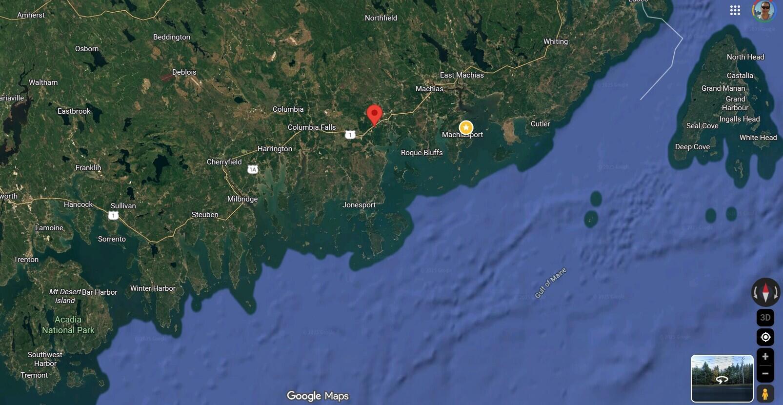 916 U.S. Rte 1 Jonesboro, ME 04648 - Photo 10 of 17 Google Map Clip Zoomed